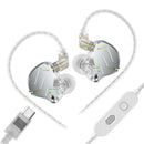 KZ ZST Pro X — Fone Intra-Auricular Híbrido com Driver Duplo